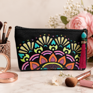 Hand painted Canvas Pouches