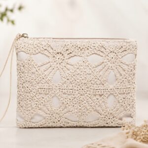 Elegant Lace Wristlet Clutch