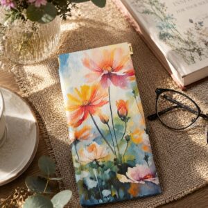 PU Leather Glass Pouches